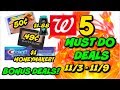 WALGREENS 5 MUST DO DEALS 11/3 - 11/9 | 🔥 MONEYMAKER, LAUNDRY PRODUCTS AND MORE!