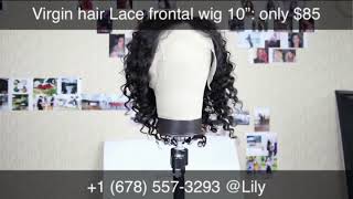 Only $85 for lace frontal wig