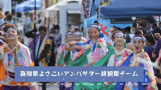 「高知県よさこいアンバサダー絆国際チーム」流し演舞　秦野元気祭り秋の陣　出雲大社会場　2022年10月1日（土）