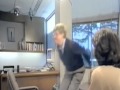 Bill Gates Jumping Over A Chair