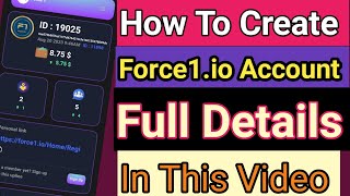 How To Create Force1.Io Account In Pakistan || Force1.io Ka account kese banye || Nook Business Onl