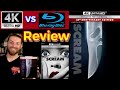 Scream 4K UltraHD Blu Ray Review 25th Anniversary SteelBook 4K vs BluRay Image Comparison & Unboxing