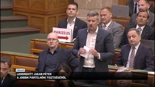 Lemondott Jakab Péter a Jobbik pártelnöki tisztségéről