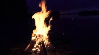 🔥 Sparkling crackling Campfire 🎧 Drums of the Deep \u0026 Native American flute 7 hours