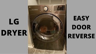 Dryer Door Reversal - LG Dryer