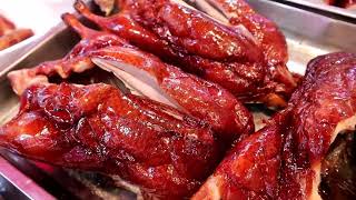 Chinese Roasted Ducks SO YUMMY Asian Food 世界各地都有燒鴨吃 始終港式燒鴨最好吃 皮香肉嫩 特別好味好吃 外國吃過讚不絕口 燒臘燒味 亞洲美食