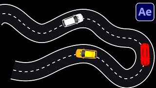 create Car Path Animation using Auto Orient along path In After effect I I Tutorial I