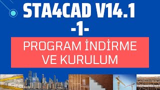 STA4CAD  V14.1 |  #1 Programı İndirme ve Kurulum