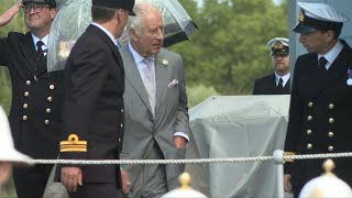 Charles III visits HMS Iron Duke in Bordeaux | AFP