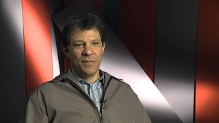 Fernando Haddad fala com a TVPUC