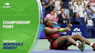Championship Point | Coco Gauff Wins Women's Singles Title | 2023 US Open