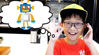 예준이와 로봇 장난감 집안일 도와주기 놀이 Robot Toy Helps House Work