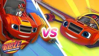 Robot Blaze Vs. Airplane Blaze Video Game #2 ! | Blaze and the Monster Machines