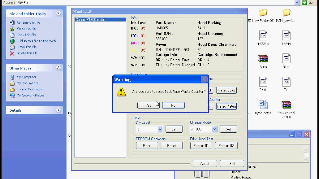 Canon Printer Service Tool V4720 Free Download - Lsakeep