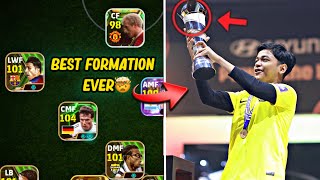 FIFAe World Cup Champion MINBAPPE Formation is a HACK🤯🔥| Best Longball counter formation😳