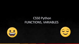CS50 Python | Week 0 | Functions, Variables | Problem Set 0 | Making Faces