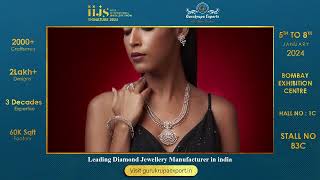 Gurukrupa Exports invites you to IIJS Signature 2024 | Exquisite Diamond Jewellery Collections!