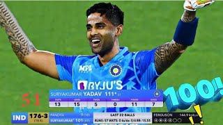 Surya Kumar yadav 100 🏏 India vs newzealand 2nd T20 match highlights