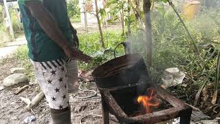 Pratis masak makanan ternak (babi)