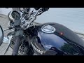 kawasaki ゼファー1100 ダークブルー エンジン始動動画【ヤフオク掲載中】