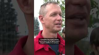 Fire chief's home burns down as he protects town from Jasper wildfire #shorts