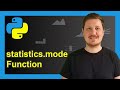 mode() & multimode() Functions of statistics Module in Python (2 Examples) | statistics.mode command