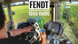 Fendt 1050 Vario + CABVIEW (mit Köckerling Exaktgrubber Vario)