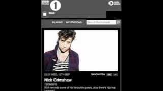 Harry Styles on Nick Grimshaw's BBC Radio 1 Show 12/9/12