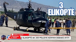 Bòn nouvèl ! 3 Elikoptè salvadoryen ak 200 polisye Kenyan fenk debake vin dechouke gang yo nan peyi