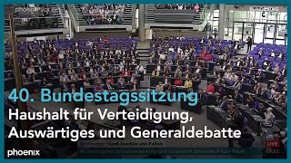 Haushaltswoche Bundestag: Debatte über Etat des Auswärtigen Amtes