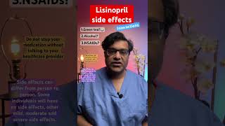 Lisinopril side effects, 101 #bloodpressure #htn #sideeffects #doctor #hypertension ension