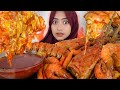 NGILERRR PARAH‼️🥵 UDANG + LOBSTER JUMBO SAUS PADANG | MUKBANG ASMR