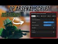 Roblox Arsenal Script Keyless GUI [Aimbot, Gun Mods, ESP, FLY & MORE] *PASTEBIN*