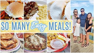 EASY FAMILY MEALS | WHAT WE ATE ON VACATION (Travel Trailer Camping) | WHATS FOR