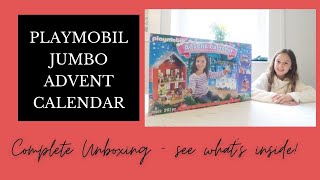 Playmobil Jumbo Advent Calendar 2021 Review - A Family Christmas 70383