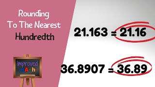 Rounding Decimals To The Nearest Hundredth