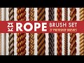 Procreate Brushes: Rope Brush Set