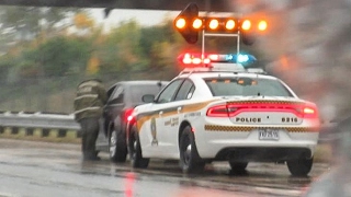 Montréal / Vaudreuil-Dorion | Sûreté du Québec Cruisers On Traffic Stops \u0026 Accident Scenes