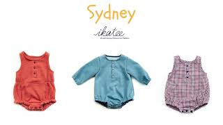 Sewing the Sydney romper sewing pattern for babies