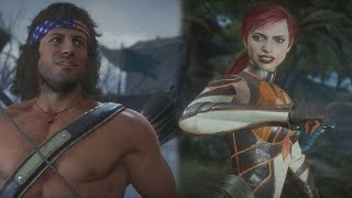 Skarlet Flirting With Rambo - Mortal Kombat 11
