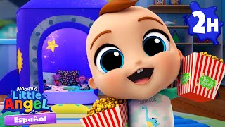 Pijamada con bebé Juan y sus amigos🍿| Canciones Infantiles con Bebé Juan🎵| Little Angel Español