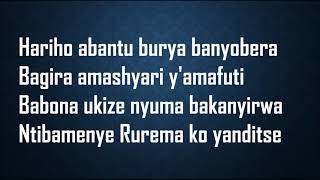 UMUGISHA URAVUKANWA (LYRICS) BY KIZITO BUZIZI