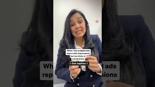When you’re running digital ads, look for clicks and conversions. #marketingboss