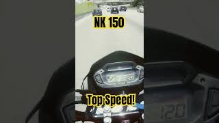 TOP SPEED NK 150 #haojue #nk150 #run