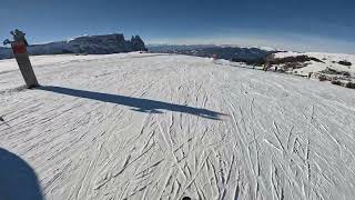 Piste 15 red, 8 red, Alpe di Siusi, Italy (Val Gardena)