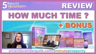 HOW MUCH TIME DOES 5 MINUTE PROSPERITY PROGRAM TAKE  ~ Mind Movies Natalie Ledwell Review + BONUS