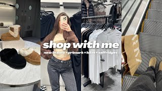 SHOP WITH ME: new in primark + zara + h&m + selfridges | autumn shopping vlog 2023