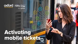 How to activate a mobile bus ticket