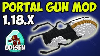 Minecraft GUN mod 1.18.2 - How download & install PORTAL GUN Mod (with datapack)