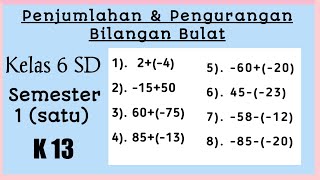 Two Easy Ways to Add and Subtract Integers || Maths Grade 6 SD/MI